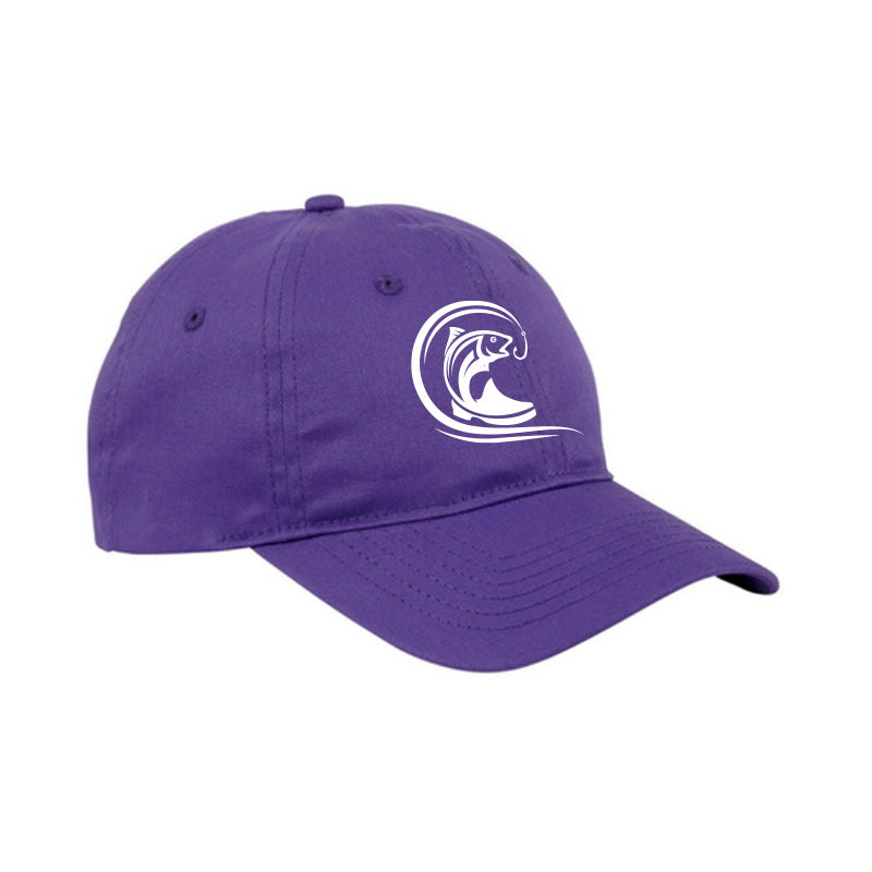 Purple Unstructured Hat